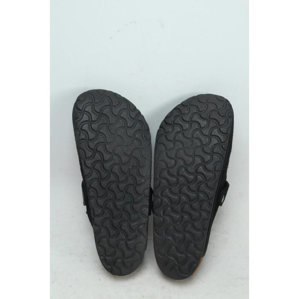 Birkenstock Boston Shearling Clogs Shoes Slip On Black Suede Women's 39 / 8 - Picture 7 of 12